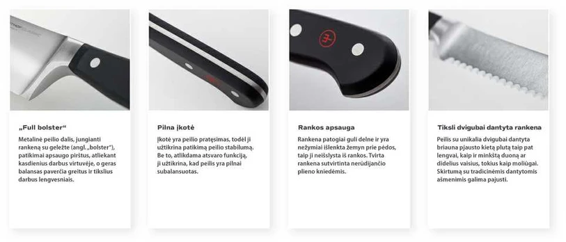 WUSTHOF Classic serijos Santoku veidrodis, 17cm