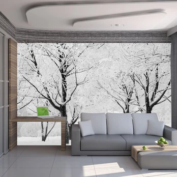 Artgeist Fototapetas - Trees - winter landscape 300x231