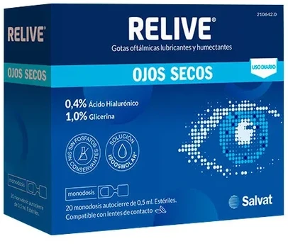 Salvat Relive Dry Eyes 20 Single Doses