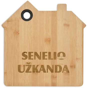 Namelio formos bambukinė pjaustymo lentelė "Senelio užkanda"