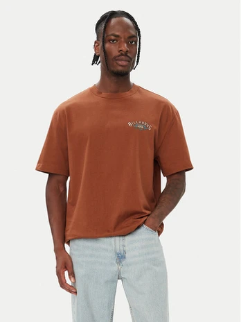 Billabong Marškinėliai EBYZT00628 Ruda Relaxed Fit