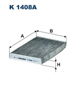 Salono filtras FILTRON K 1408A