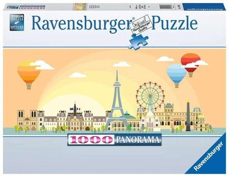 Priedas Ravensburger Panoramic Paris 17393, 37.5 cm x 98 cm