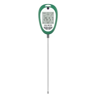 Dirvožemio matuoklis „4 viename“ su apšviečiamu LCD ekranu