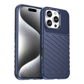 Hurtel „Thunder“ dėklas, skirtas iPhone 16 Pro silikoniniam dėklui – mėlynas