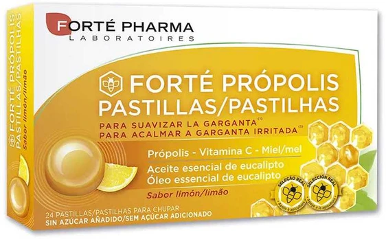 Phonal Natura PRÓPOLIS pastillas para chupar sabor limón 24 u