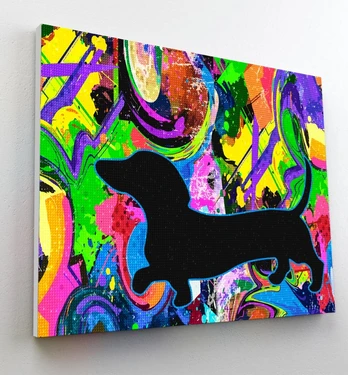 Splat Planet deimantinė dėlionė ŠUO TAKSAS 30x40 cm