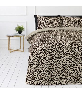Satino patalynės komplektas „Exotic Leopard“ (200x200 cm)