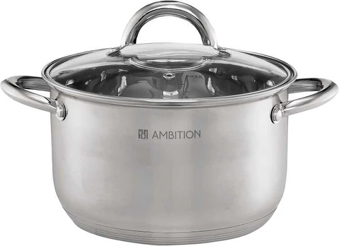 Puodas plieno su dangteliu Solar 22 cm 4,8 l AMBITION