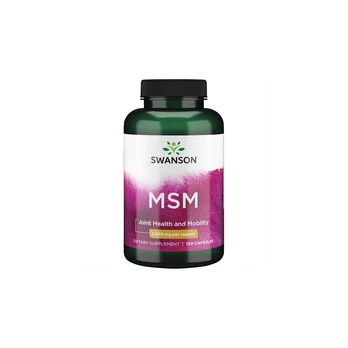 SWANSON MSM, 1000 mg, 120 kapsulių