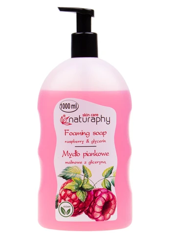 Naturaphy Putojantis muilas 1000ml aviečių