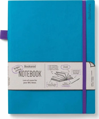 Teka Bookaroo Notebook Journal didelis - turkis