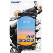 DOOKY universalus telefono laikiklis, juodas, 5728010 kaina