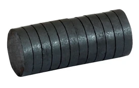Magnetai, Grand, 20x4mm, juodos sp., 12 vnt.