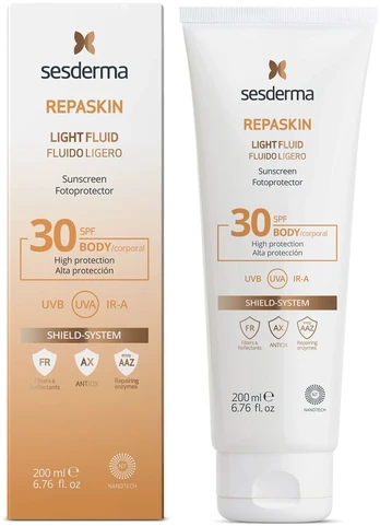 Sesderma, Repaskin, Protecting & Repairing, Before Sun Exposure, Fluid, SPF 30, 200 ml