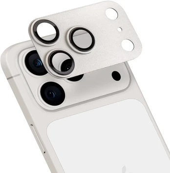 OBAL:ME Camera Island Lens Protector for Apple iPhone 17 Pro Sidabrinis