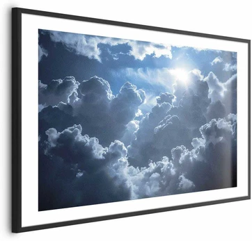 Artgeist Plakatas - Lively Scene: The Sun Battling the Clouds