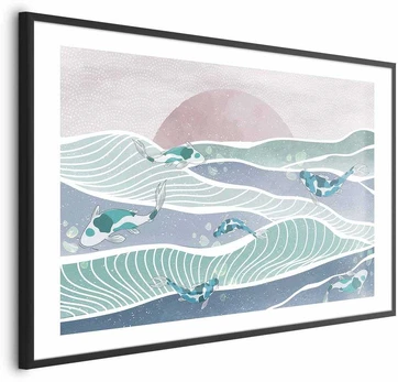 Artgeist Plakatas - Fish on the Waves