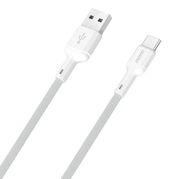 Dudao L9T 5A USB-A - USB-C Cable 1m - Baltas