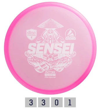Diskgolfo diskas DISCMANIA Putter SENSEI Active Premium