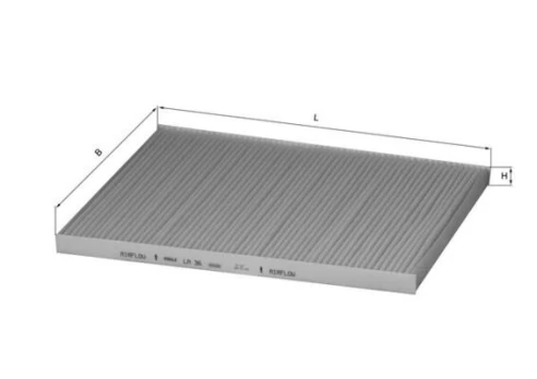 Salono filtras KNECHT LA36