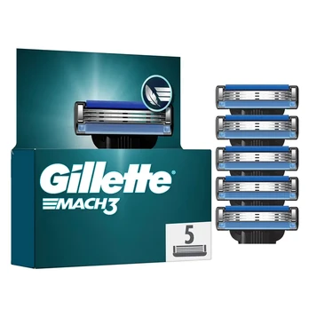 Skustuvo galvutės GILLETTE MACH3, 5 vnt.