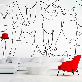 Artgeist Fototapetas - Cat Habits - Second Variant