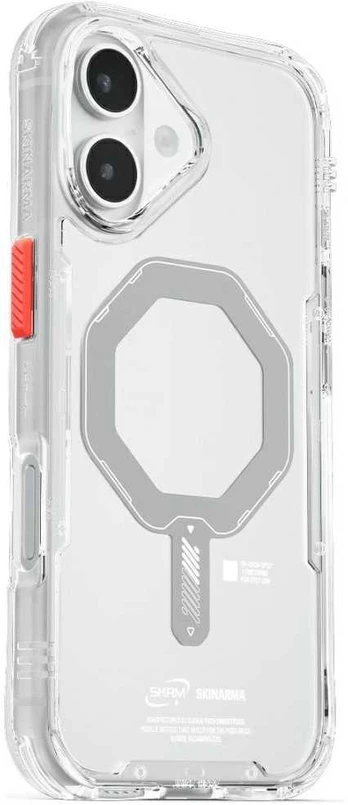 Dėklas Skinarma Saido do iPhone 17 Magnetic Charging permatomas