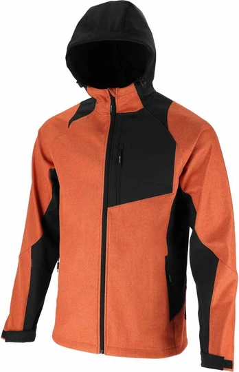Išpardavimas // Kurtka softshell z kapt. ceglasto-czarna, "xl", ce, lahti