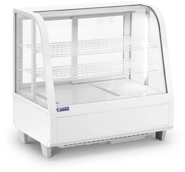 Šaldymo vitrina 100 l , balta, stiklinė