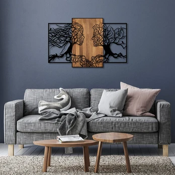 Asir sienos dekoracija Tree Love, 125x79 cm