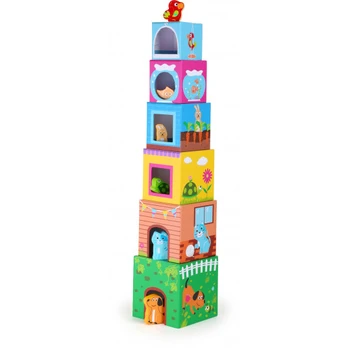Stacking Cubes with Pets