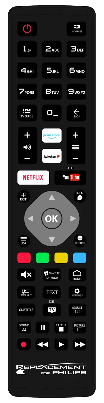 Universalus TV pultas PHILIPS televizoriams