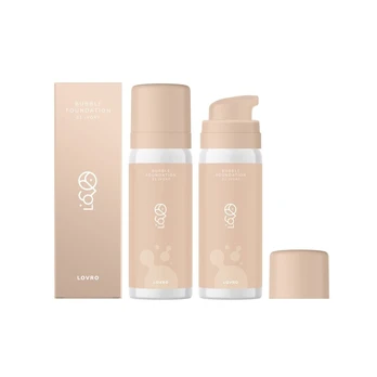 LOVRO_Bubble Foundation – toninis kremas su lengva, švytėjimą suteikiančia formule, 01 Ivory, 50 ml