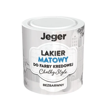 Lakas, matinis Jeger Chalk Paint, 0.5 l, Bespalvis
