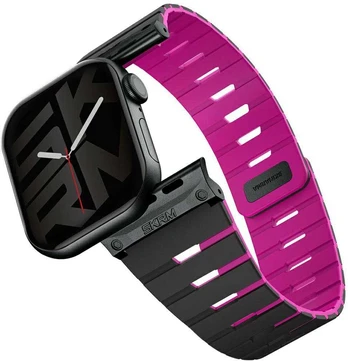Dirželis Skinarma Gemini do Apple Watch 42/41/40 mm midnight