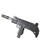 Žaislinis šautuvas šaudantis 6mm kulkomis - Uzi kaina