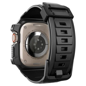 Apsauginis rėmelis Spigen Rugged Armor Pro Apple Watch Ultra 49mm, juoda