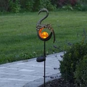 Flamingo formos "Melilla Bird" LED saulės lemputė