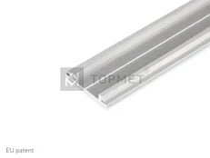 LED juostos profilis ARC12 CD/U5, neanoduotas aliuminis, 2m