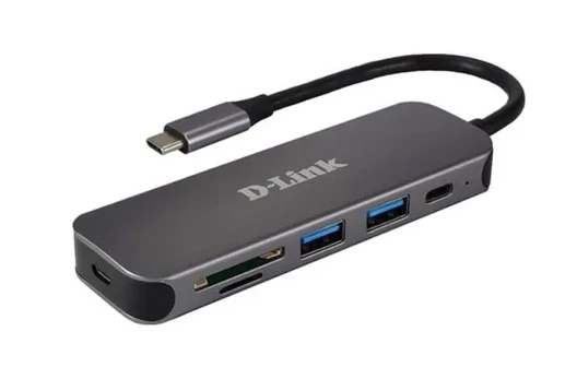 Šakotuvas D-Link DUB-2325/E 5-in-1 USB-C Hub mit Card Reader