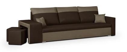 Sofa Bellezza Dakota, šviesiai ruda/ruda, geltonas