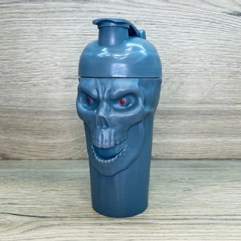 Skull Labs plaktuvė pilka Kaukolė - 700ml