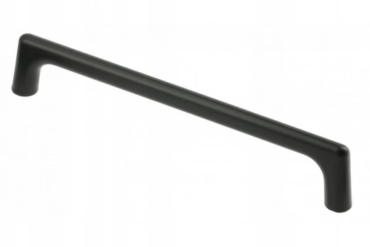 OCTAVIO zamak handle, C=192 mm, juodas matt