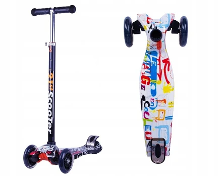 Triratis paspirtukas Scooter LP198, mėlynas
