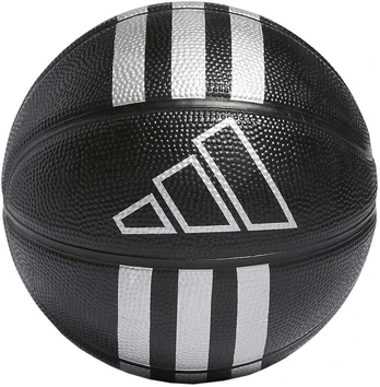 Krepšinio kamuolys adidas 3-Stripes Rubber Mini juoda HM4972 (3)