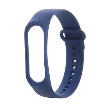 TelForceone Silicone band for Xiaomi Mi Band 3 / 4 midnight mėlynas