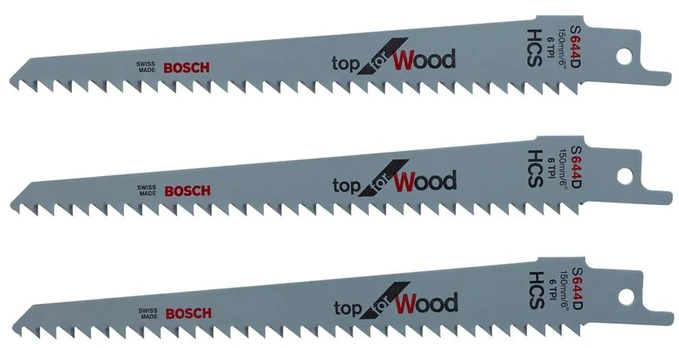 Peilis Bosch S644D, 3 vnt.