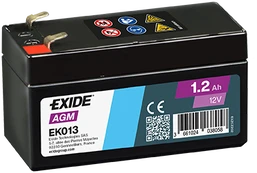 Exide Akumuliatorius 1.2 Ah 18A EN 12V AGM kaina