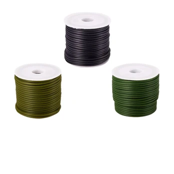 PVC virvė, Black/Grass Green/Dark Green